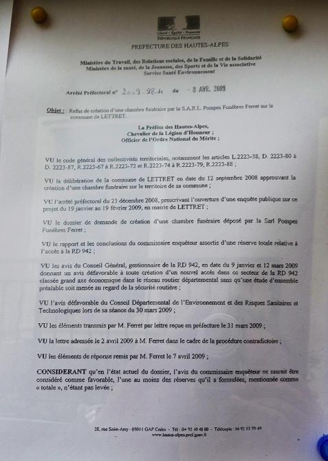 Refus Funérarium Page 1